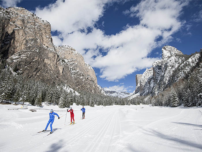 Cross-country skiing in Vallunga