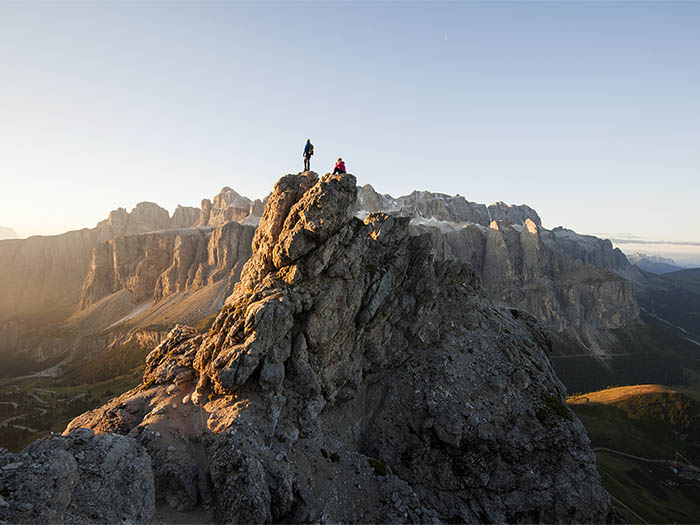 Klettersteig in den Dolomiten