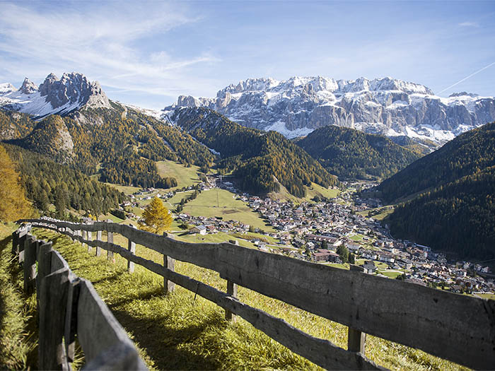 Selva di Val Gardena in autumn